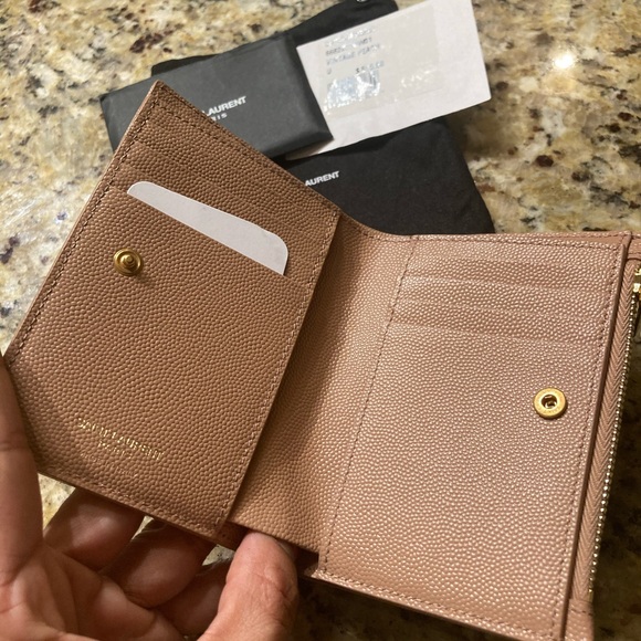 YSL Monogram Slim Leather Wallet - Picture 4 of 5